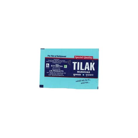 Tilak Mukhwas (label) Device mark 3110090 Trademark