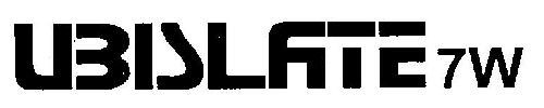 Ubislate 7w Device mark 3151104 Trademark