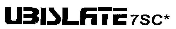 Ubislate 7sc* Device mark 3151105 Trademark