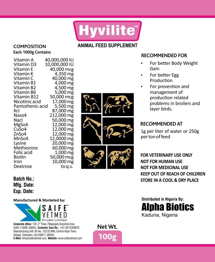 Hyvilite (label) Device mark 3167209 Trademark
