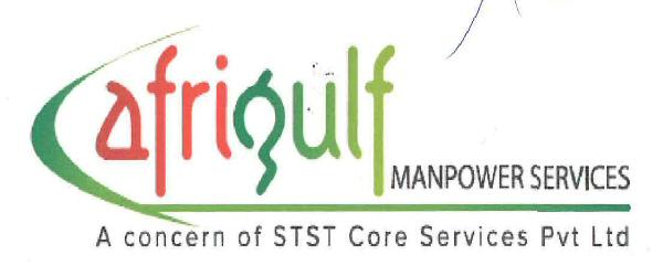Afrigulf Manpower Services Device mark 3164702 Trademark