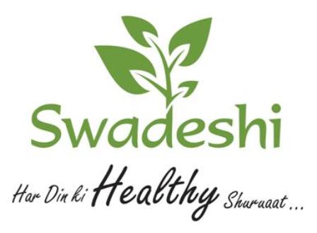 Swadeshi Har Din Ki Healthy Shuruaat Device mark 3149567 Trademark