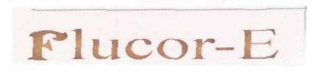 Flucor - E Device mark 3160001 Trademark