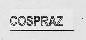 Cospraz Device mark 3149667 Trademark