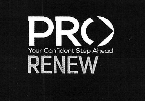 Pro Your Confident Step Ahead Renew Device mark 3174201 Trademark