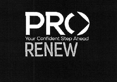 Pro Your Confident Step Ahead Renew Device mark 3174203 Trademark