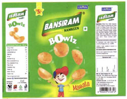Bansiram With Device Of Cartoon And Bowlz Device mark 3133274 Trademark