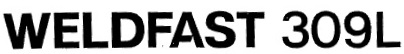 Weldfast 309l Device mark 3181973 Trademark
