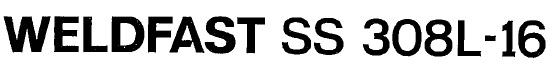 Weldfast Ss 308l-16 Device mark 3181986 Trademark