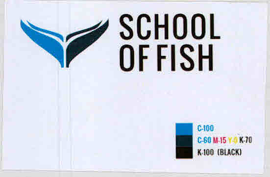 School Of Fish (with Device) Device mark 3142066 Trademark