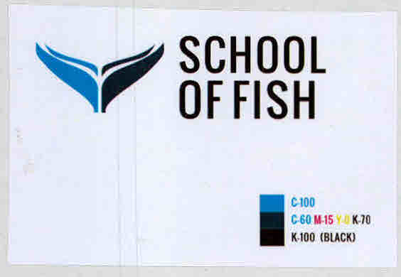 School Of Fish (with Device) Device mark 3142072 Trademark