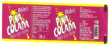 Bisleri Pina Colada Fruity Fizzy Fusion Device mark 3190926 Trademark