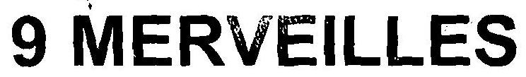 9 Merveilles Device mark 3182181 Trademark