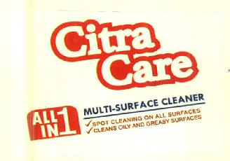 Citra Care Multi-surface Cleaner Device mark 3158049 Trademark