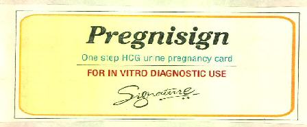 Pregnisign Device mark 3196137 Trademark