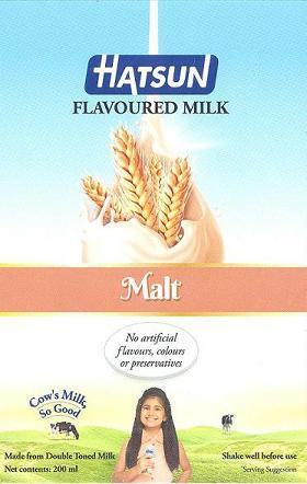 Hatsun Flavoured Milk Malt Device mark 3157737 Trademark