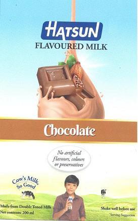 Hatsun Flavoured Milk Chocolate Device mark 3157739 Trademark