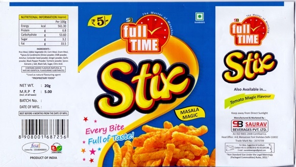 Full Time Stix Device mark 3174655 Trademark