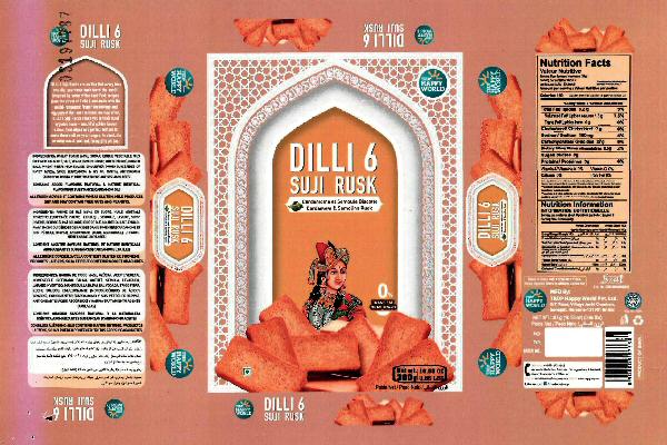 Dilli6 Suji Rusk Device mark 3197786 Trademark
