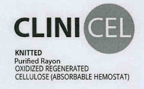 Clini Cel Knitted Purified Rayon Device mark 3226213 Trademark