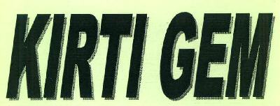 Kirti Gem Device mark 3179974 Trademark