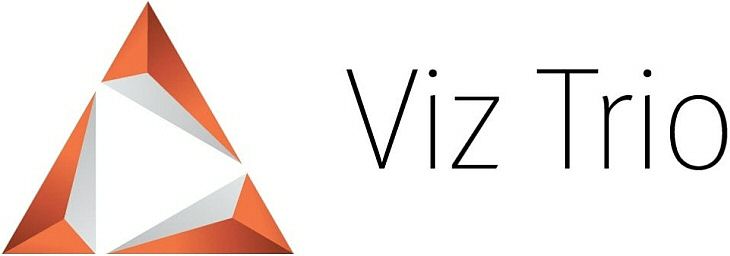 Viz Trio (with Device) Device mark 3179982 Trademark