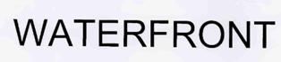 Waterfront (label) Device mark 3222051 Trademark