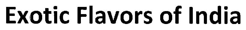 Exotic Flavors Of India Device mark 3234002 Trademark