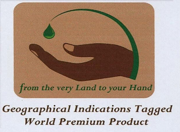 Geographical Indications Tagged World Premium Product Device mark 3205752 Trademark