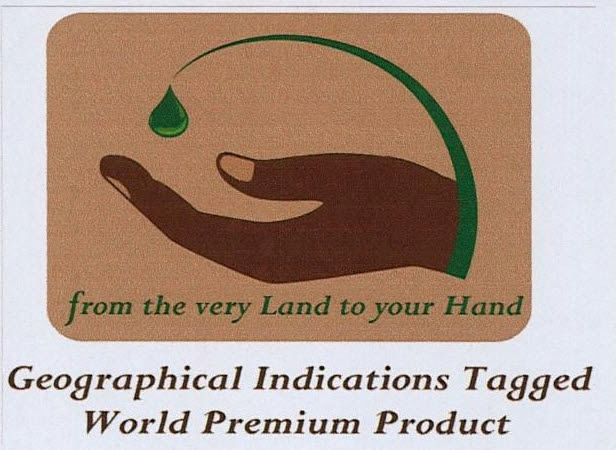 Geographical Indications Tagged World Premium Product Device mark 3205753 Trademark