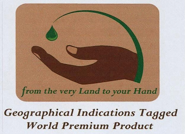 Geographical Indications Tagged World Premium Product Device mark 3205757 Trademark