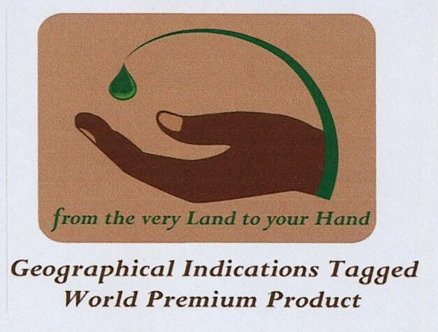 Geographical Indications Tagged World Premium Product Device mark 3205758 Trademark