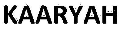 Kaaryah Device mark 3230058 Trademark