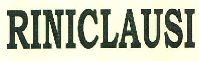 Riniclausi Device mark 3204187 Trademark