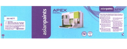Asian Paints Apex Device mark 3228767 Trademark