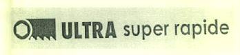 Ultra Super Rapide Device mark 3228665 Trademark