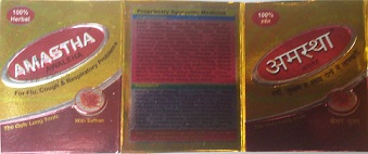 Amastha With Label Device mark 3198114 Trademark