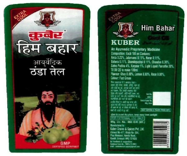 Kuber Him Bahar Device mark 3221353 Trademark