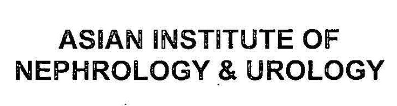Asian Institute Of Nephrology & Urology Device mark 3198148 Trademark