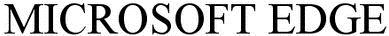 Microsoft Edge Device mark 3192823 Trademark
