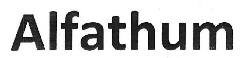 Alfathum Device mark 3241915 Trademark