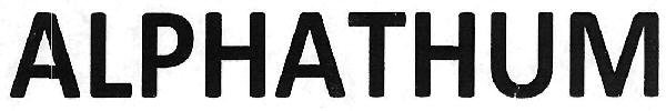 Alphathum Device mark 3241916 Trademark