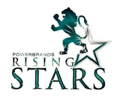 Powerbrands Rising Stars Device mark 3244549 Trademark