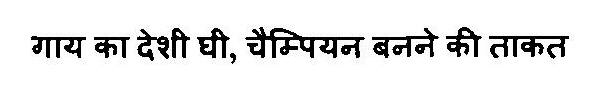 Gaay Ka Deshee Ghee, Champian Banane Ki Takat Device mark 3268955 Trademark
