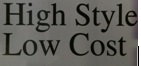 High Style Low Cost Device mark 3243152 Trademark