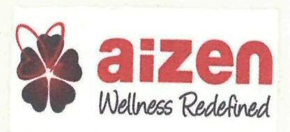Aizen Wellness Redefined Device mark 3243102 Trademark