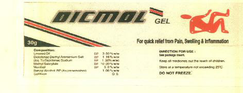 Dicmol Gel Device mark 3275451 Trademark