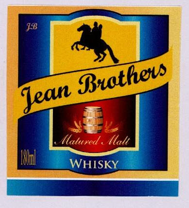 Jean Brothers Whisky Device mark 3275623 Trademark