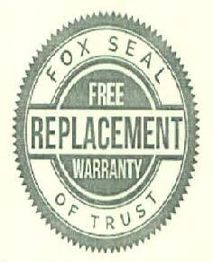 Fox Seal Free Replacement Warranty Of Trust Device mark 3291287 Trademark