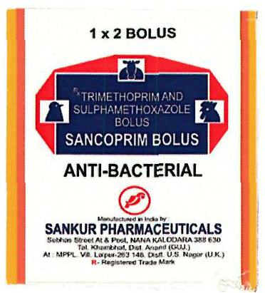 Sancoprim Bolus Anti-bacterial Device mark 3307507 Trademark